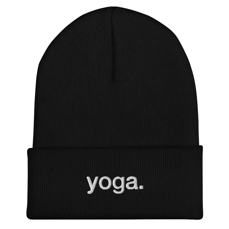 Yoga - simple thoughts Beanie